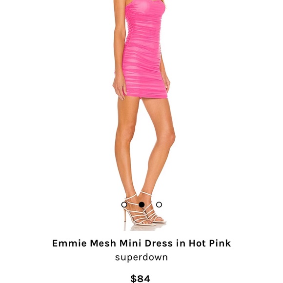 Emmie Mesh Mini Dress in Hot Pink
superdown - Picture 4 of 4